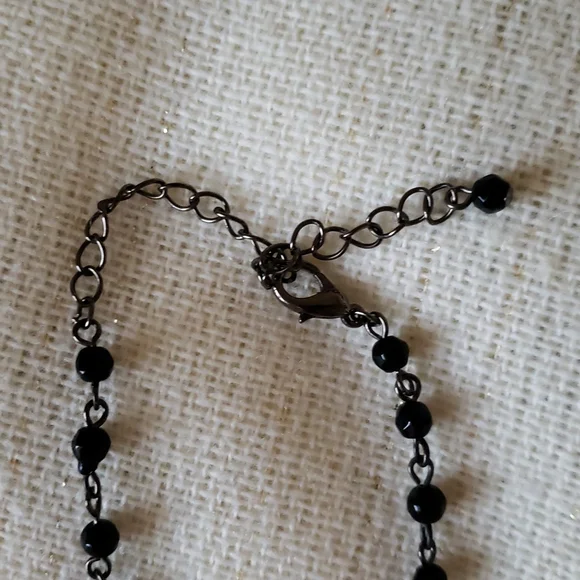 Black Stone Necklace - Picture 6 of 6